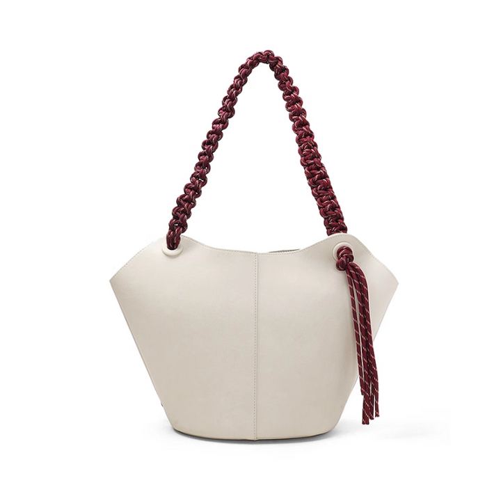 NEIDA Leather Bucket Bag