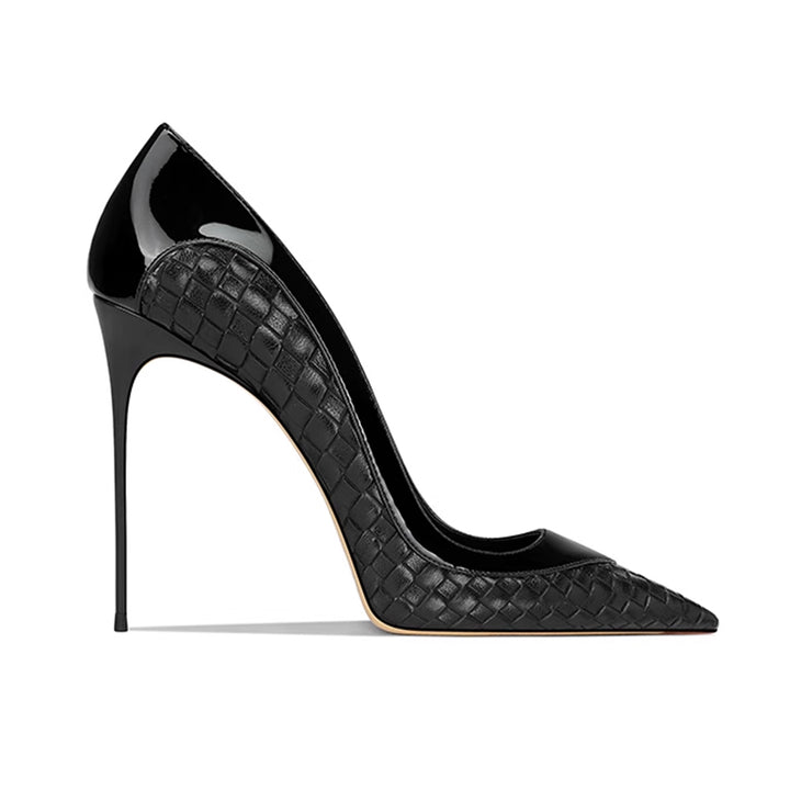 NETCU Braided High Heel Pumps - 10cm