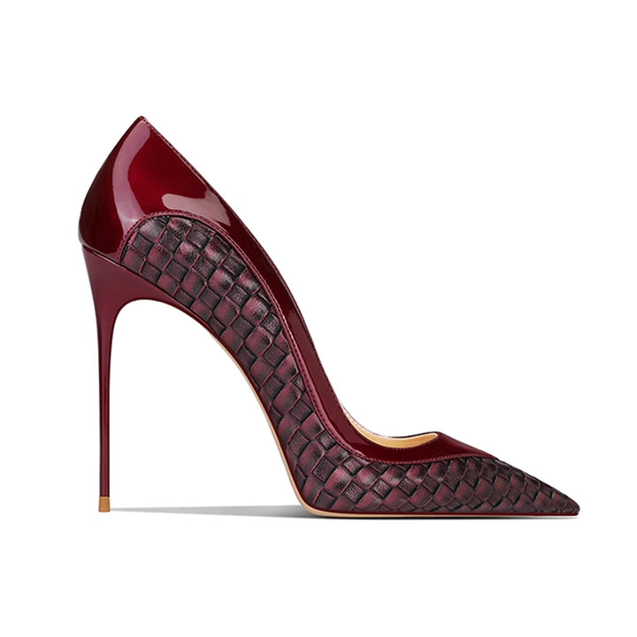NETCU Braided High Heel Pumps - 10cm