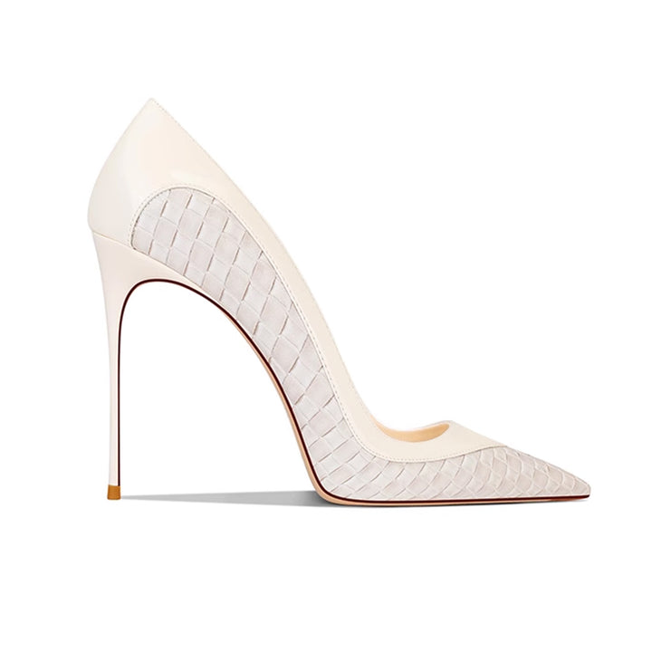 NETCU Braided High Heel Pumps - 10cm