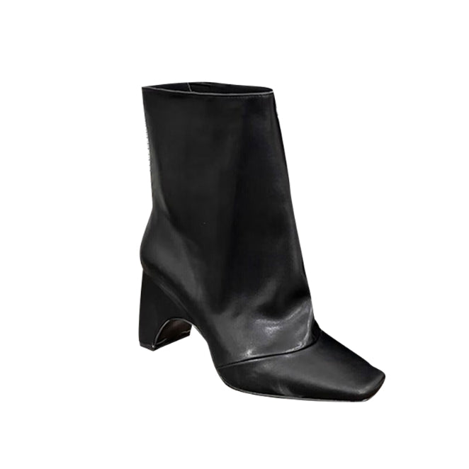 NETUS Leather Ankle Boots