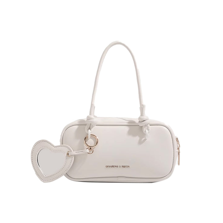 NOSHA Heart Detailed Leather Tote Bag