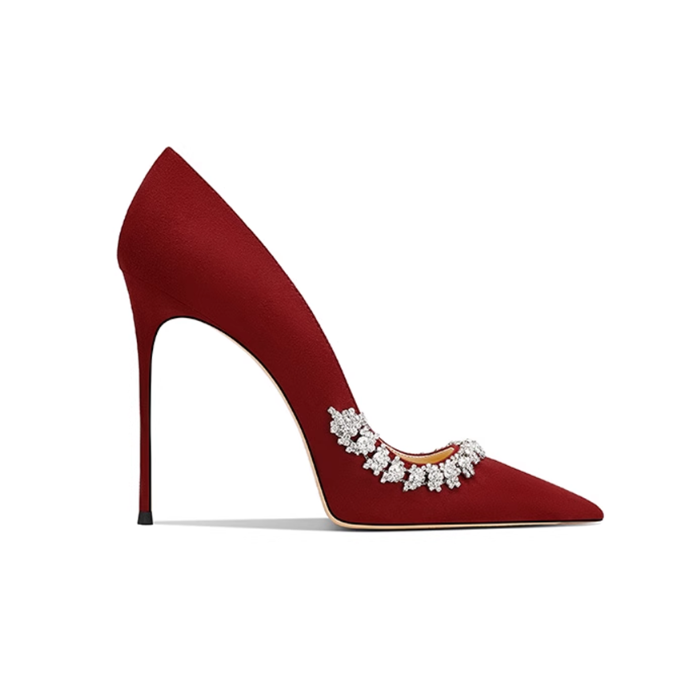 NOVKI Diamante High Heel Pumps - 10cm