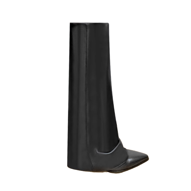 NUCIA Leather Knee High Boots