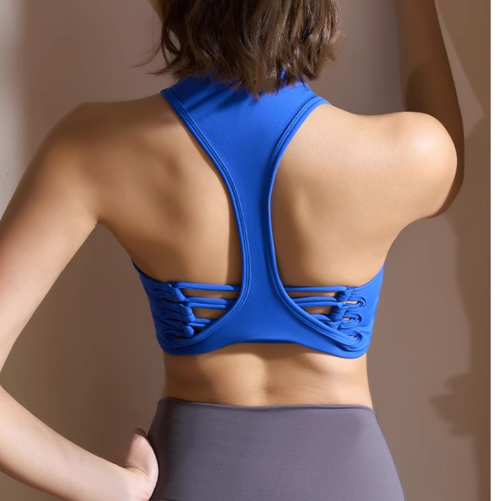 NUCKI Yoga Pilates Cut Out Fitted Sports Bra