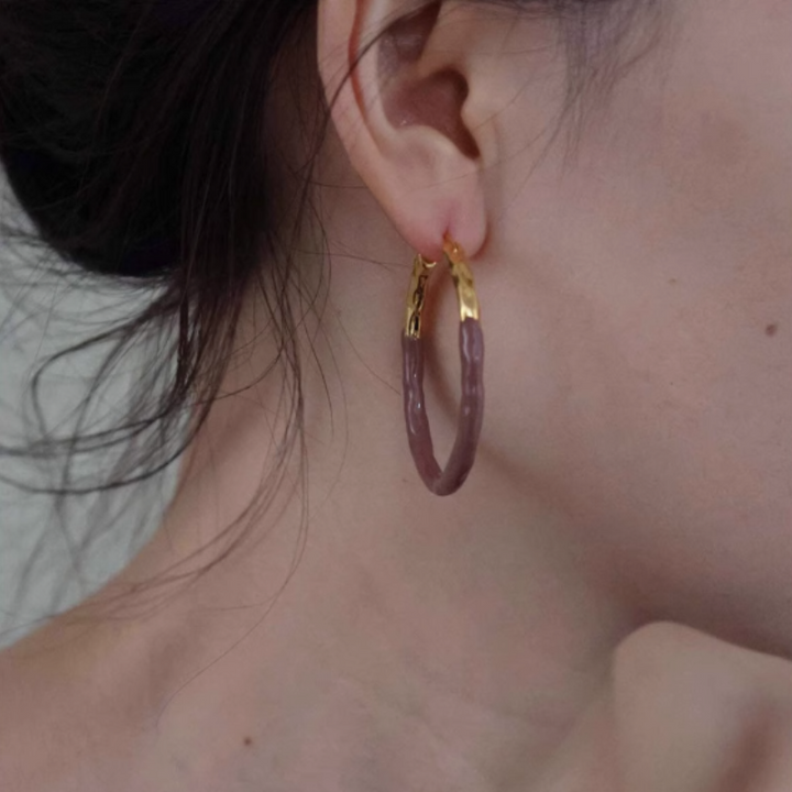 NUDIA Ring Earrings - Pair