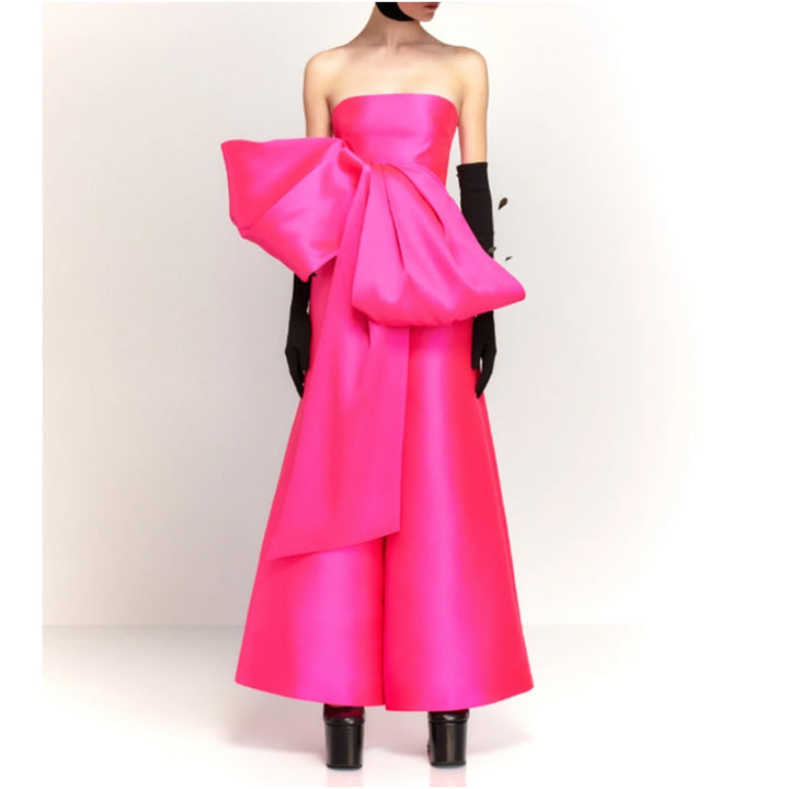 NODSA Bow Tube Evening Dress Gown