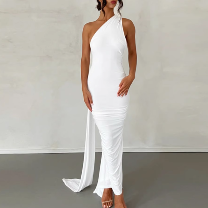 NULAU One Shoulder Maxi Dress