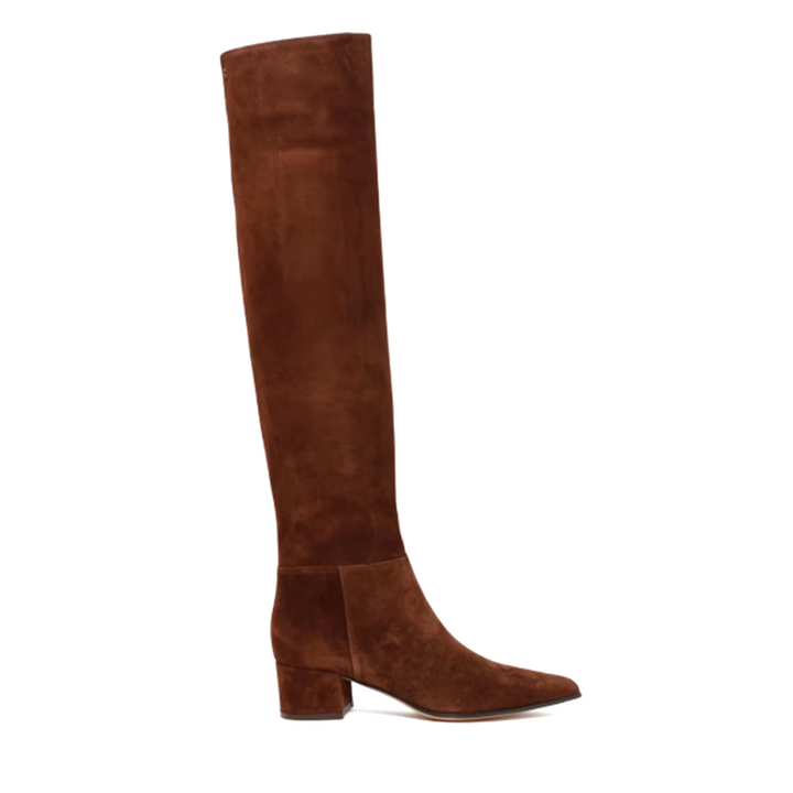 NUTCI Block Heel Over The Knee Boots