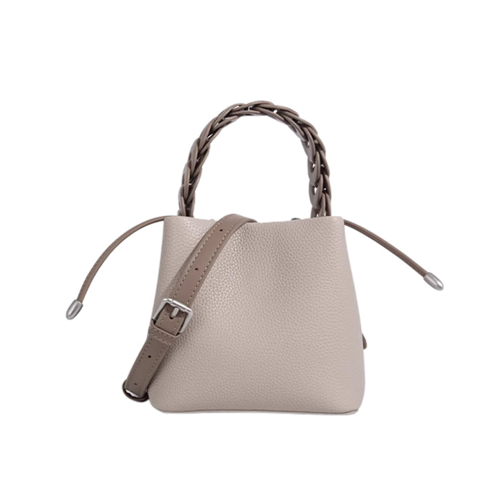 NVOLE Leather Bucket Bag
