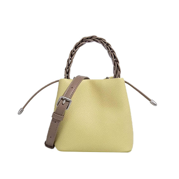 NVOLE Leather Bucket Bag