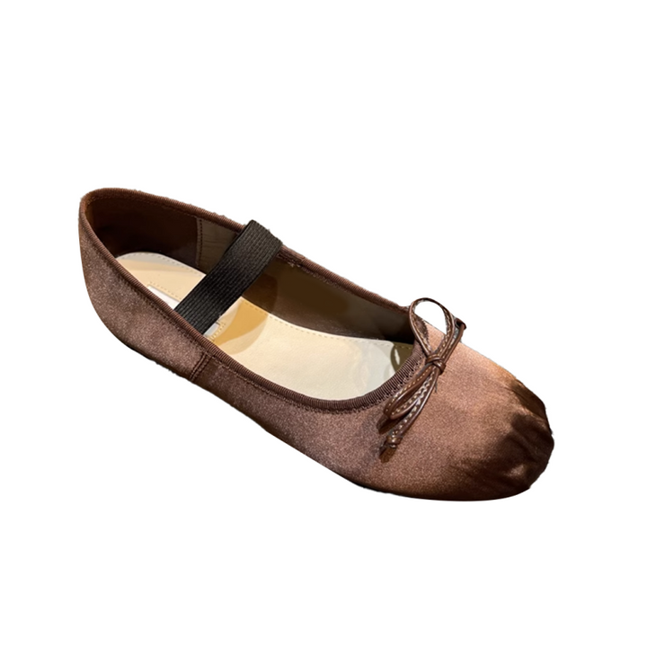 OEVIA Bow Flat Ballet Shoes