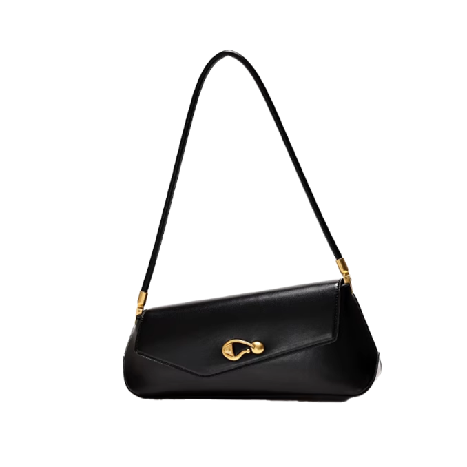 PELOT Metal Lock Cross Body Bag