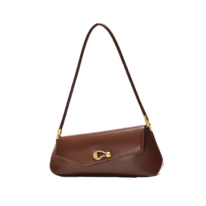 PELOT Metal Lock Cross Body Bag