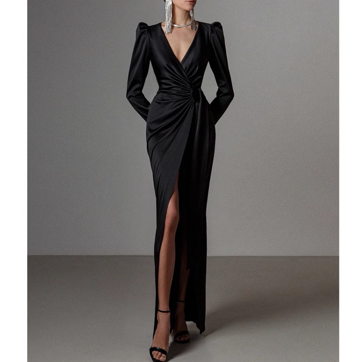PESOL V Neck Slip Evening Dress Gown