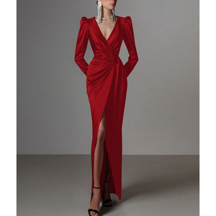 PESOL V Neck Slip Evening Dress Gown