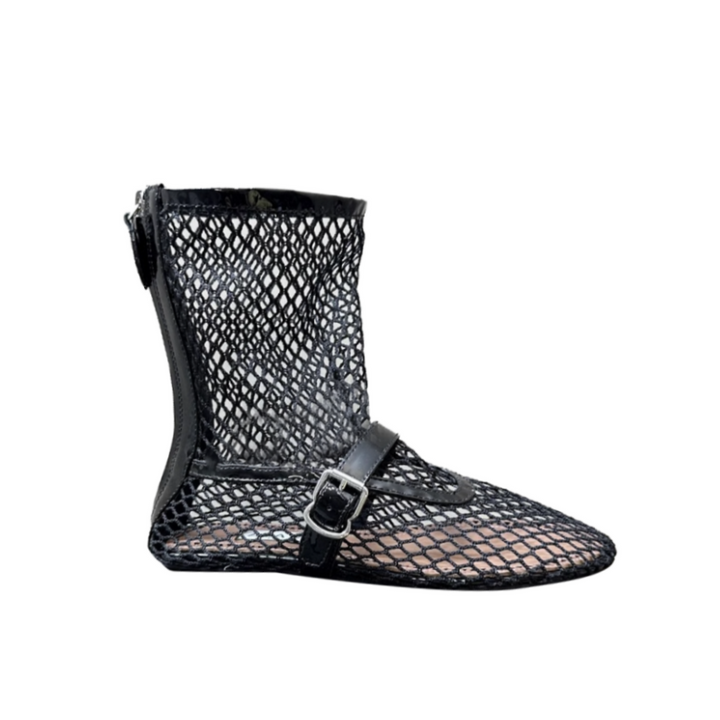 RADLY Buckled Mesh Ankle Boots