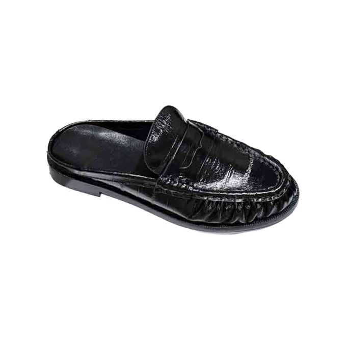RAEFU Leather Slippers Slides