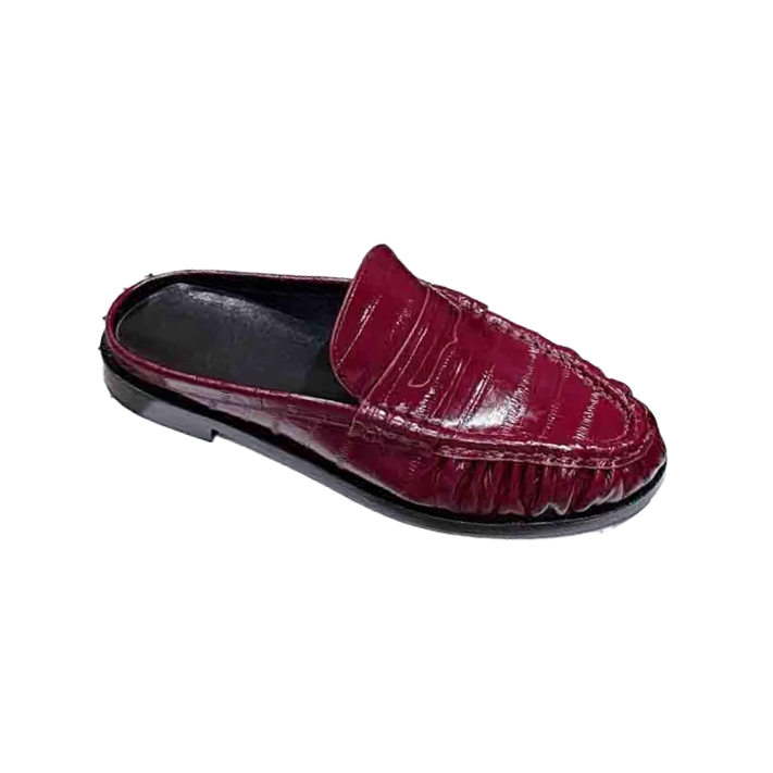 RAEFU Leather Slippers Slides