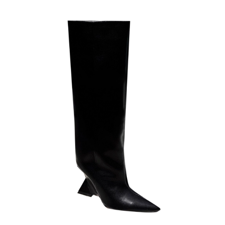 RAIVE Sculptured Heel Over The Knee Boots