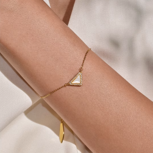 RALUE Diamante Triangle Bracelet