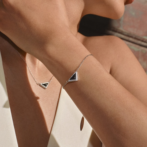 RALUE Diamante Triangle Bracelet