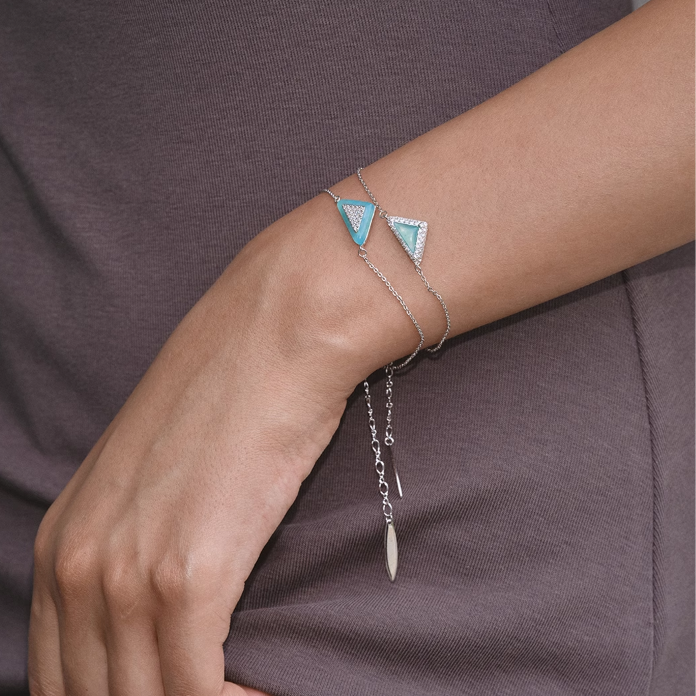 RALUE Diamante Triangle Bracelet