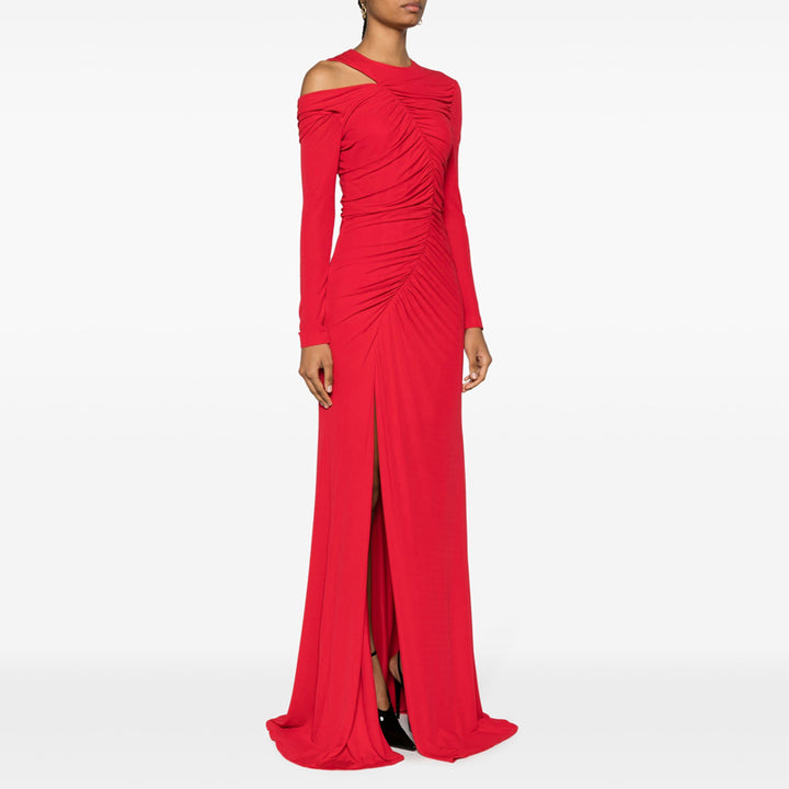 RAROK Cold Shoulder Slip Evening Dress Gown