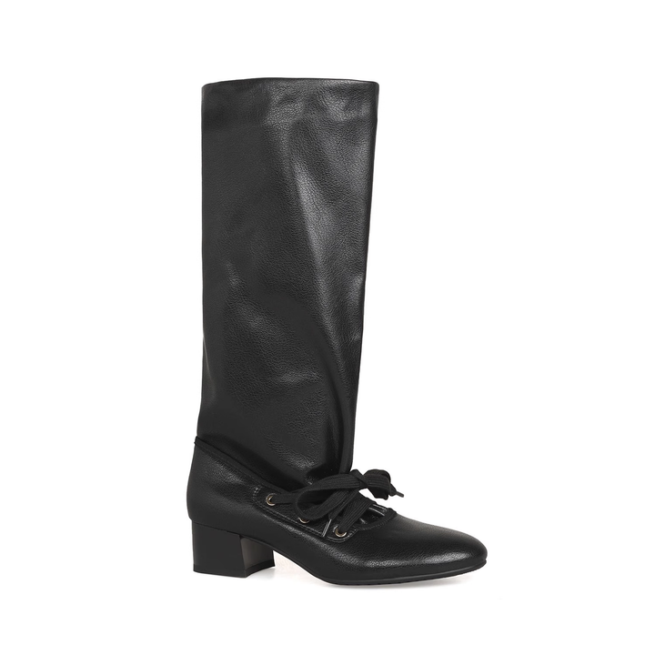 RATKA Lace Up Knee High Boots