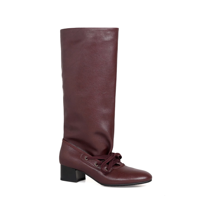 RATKA Lace Up Knee High Boots