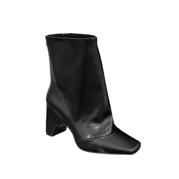 RAYID Leather Ankle Boots