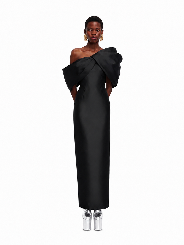RECCV Off-Shoulder Evening Dress Gown