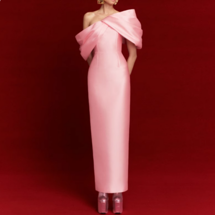 RECCV Off-Shoulder Evening Dress Gown