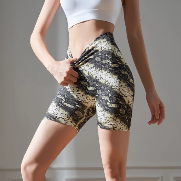 RELIK Yoga Pilates Printed Fitness Shorts