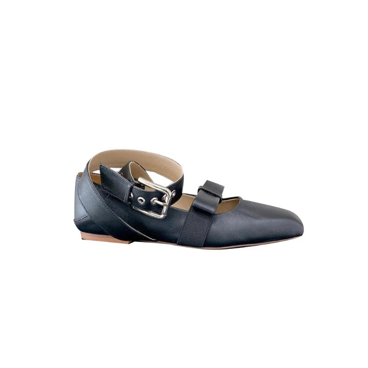RESIC Buckled Flat Ballet Shoes