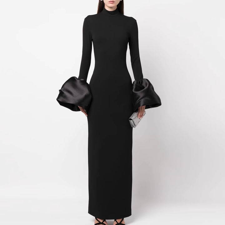 RETCI Bell Sleeves Evening Dress Gown