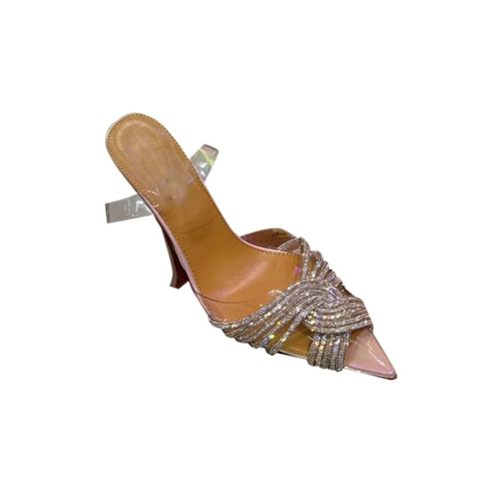 RIUCA Diamante PVC Mid Heel Sandals