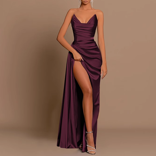 RLIME Slip Evening Dress Gown
