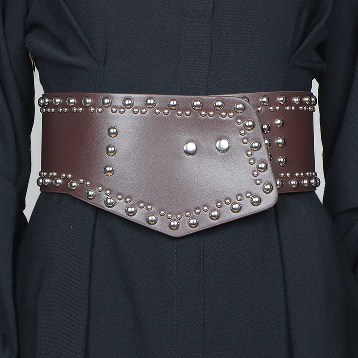 ROCHE Studded Girdle Belt
