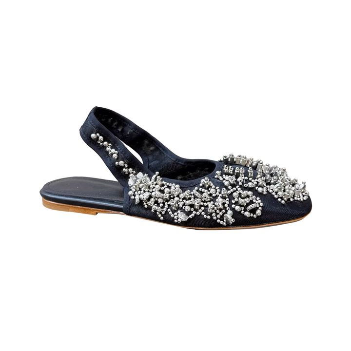 ROHET Beaded Flat Sandals