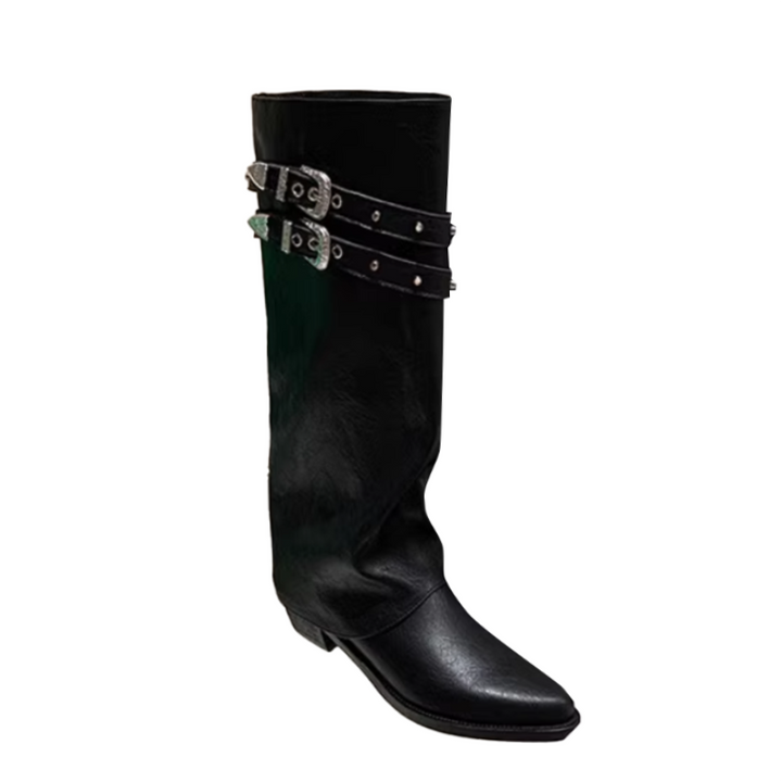 ROTIV Buckled Knee High Boots