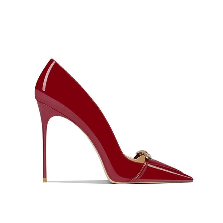 ROVUA Metal Embellished High Heel Pumps - 10cm