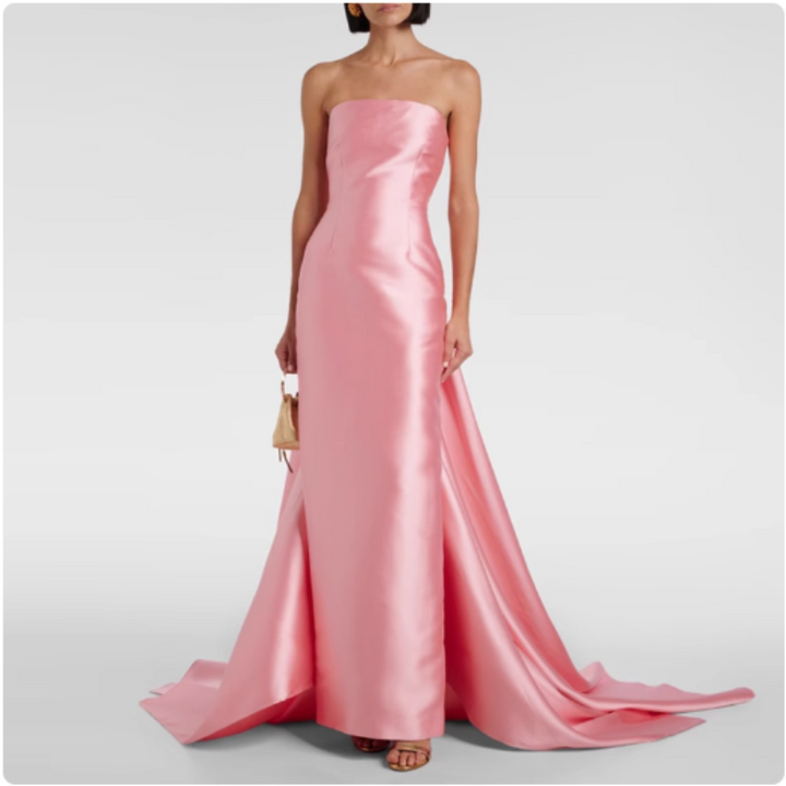 RUCIY Tube Maxi Evening Dress Gown