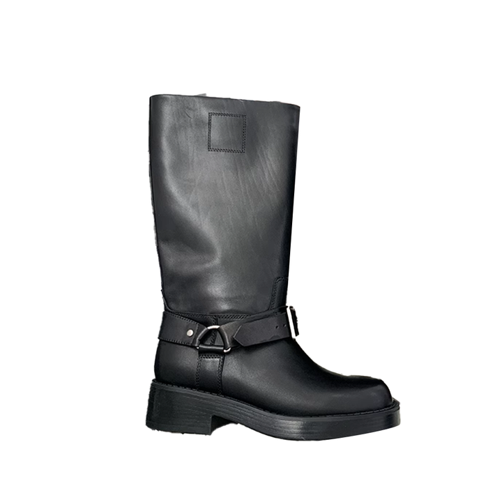 RULLV Buckled Knee High Boots