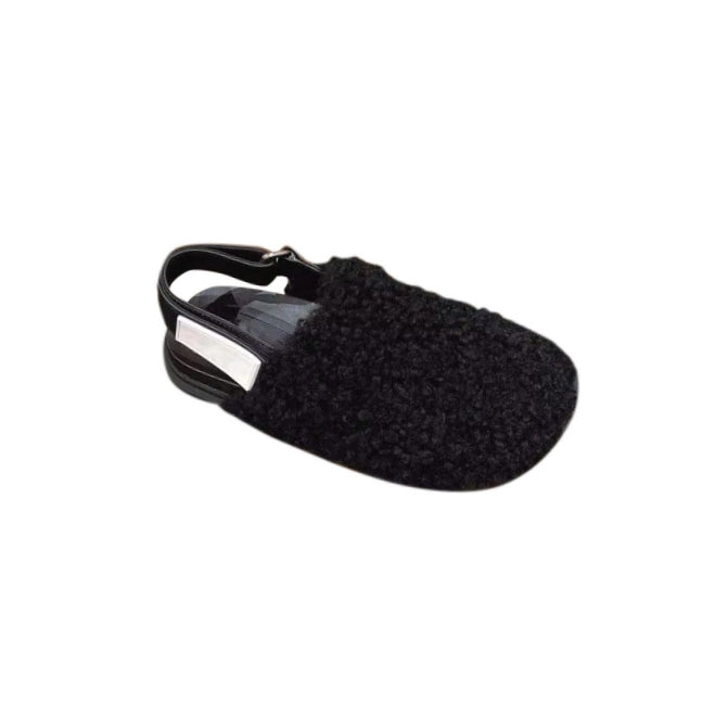 RUMIE Fur Flat Sandals
