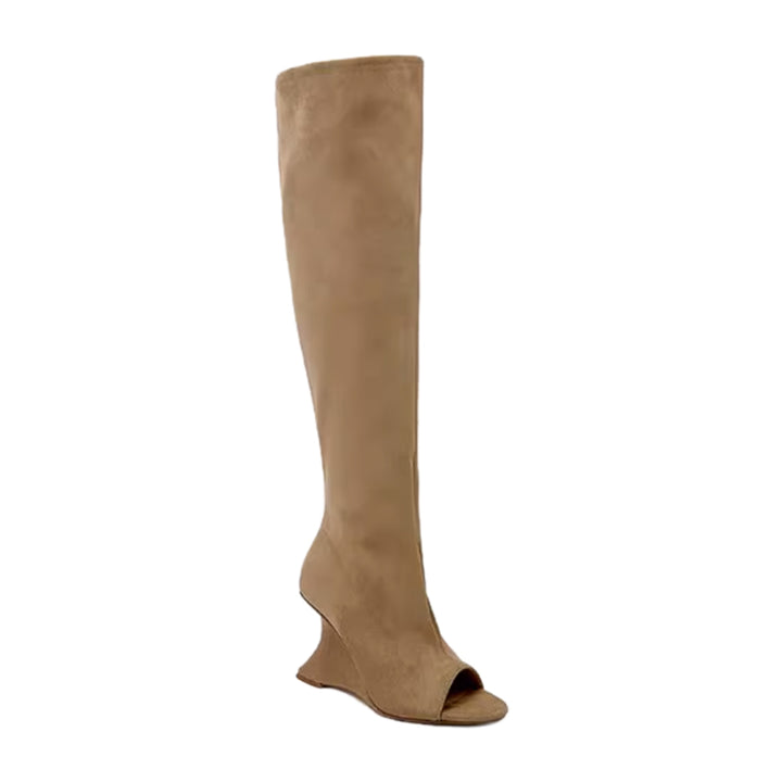 RUNEV Wedged Heel Knee High Boots