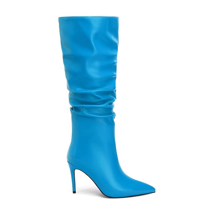 RUTDA Stiletto High Heel Knee High Boots