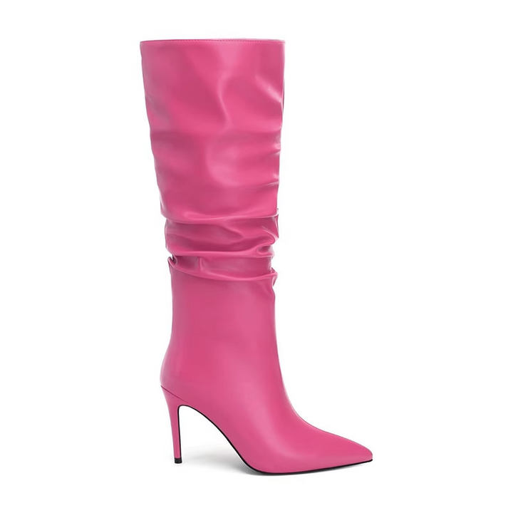 RUTDA Stiletto High Heel Knee High Boots