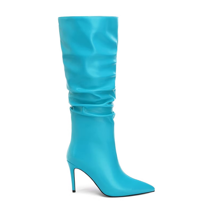 RUTDA Stiletto High Heel Knee High Boots