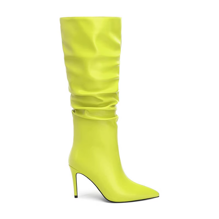 RUTDA Stiletto High Heel Knee High Boots